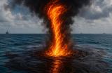 Limpando o óleo com tornados de fogo